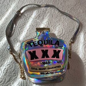 Super Cute Tequila Bottle Shaped Purse